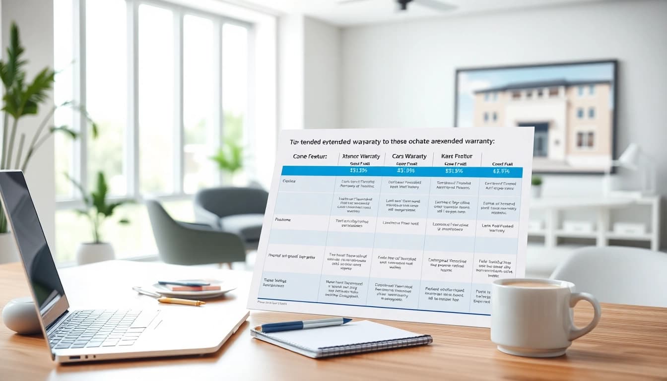 Compare what is the best extended warranty company for cars and homes with sleek charts and diagrams.