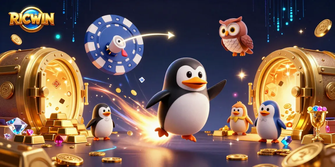 Experience thrilling wins with RICWIN in a cosmic casino adventure filled with treasures and excitement.