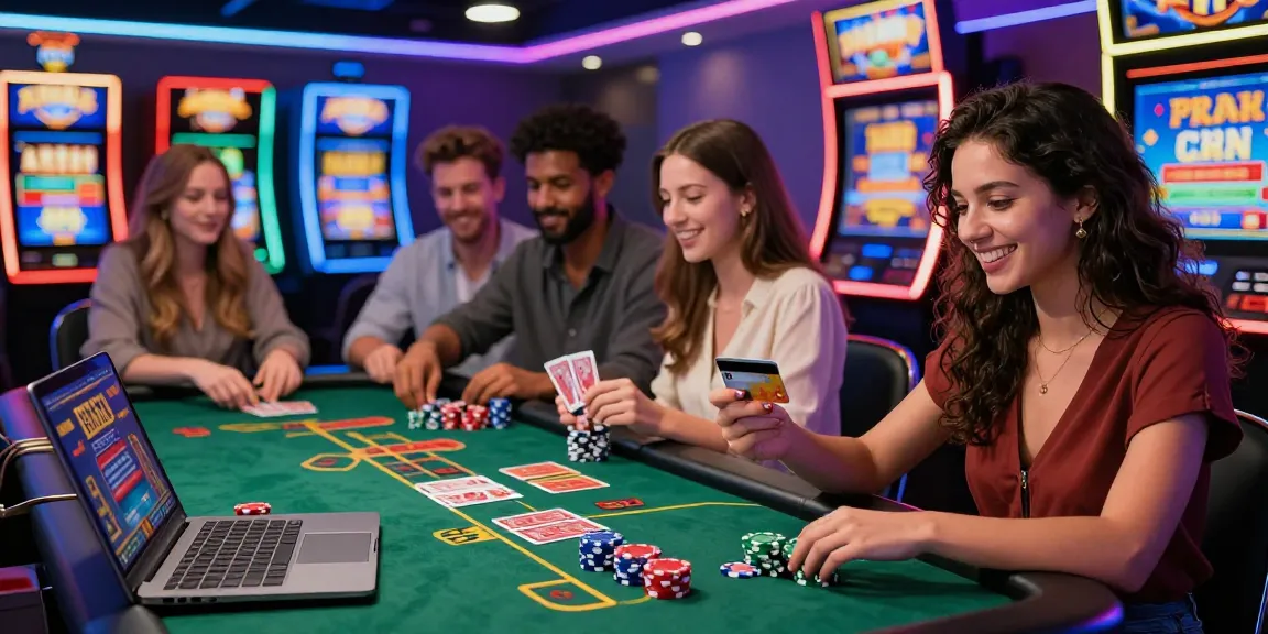 Online casino excitement at https://gdsap.org.uk, showcasing players engaged in credit card gaming, vibrant slots, and live action.
