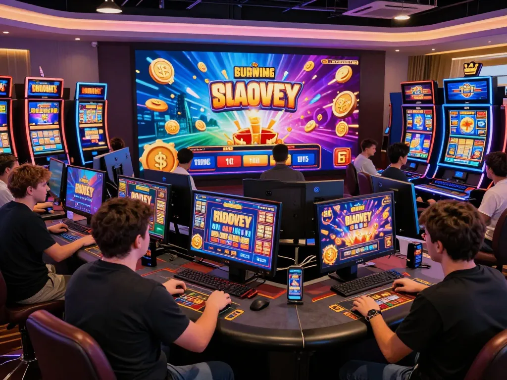 Dynamic gaming scene at https://sunwin333.com/ showcasing thrilled players engaging with vibrant online casino games.