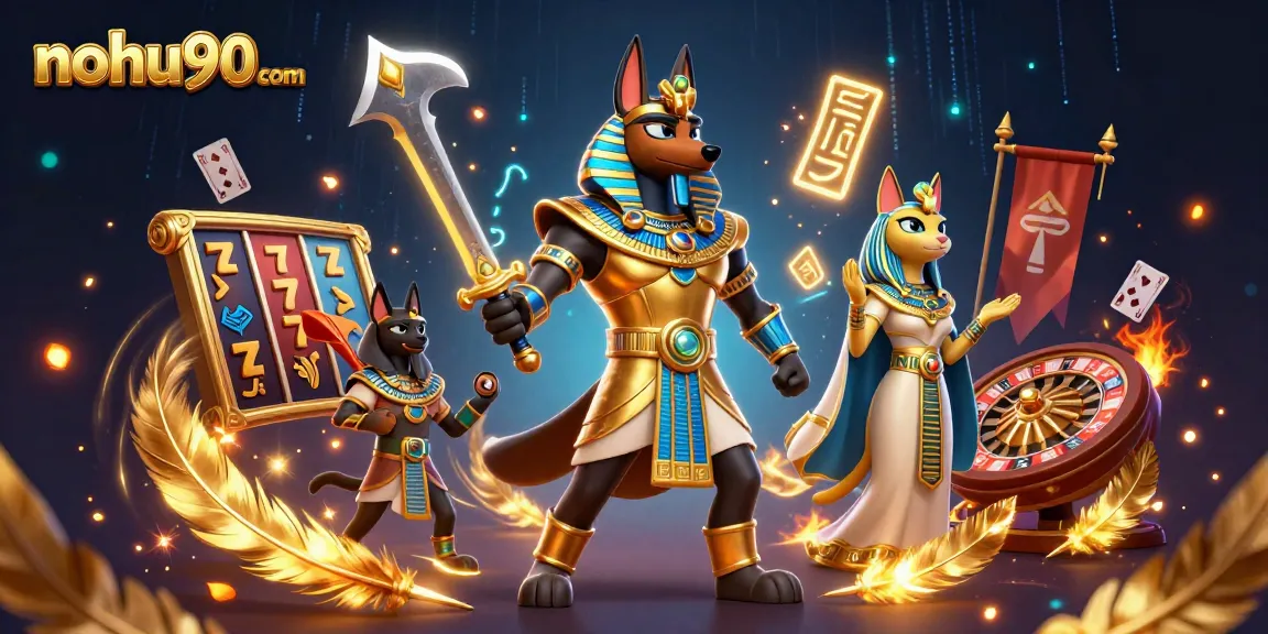 Experience thrilling gameplay action at nohu90com featuring vibrant casino elements and characters!
