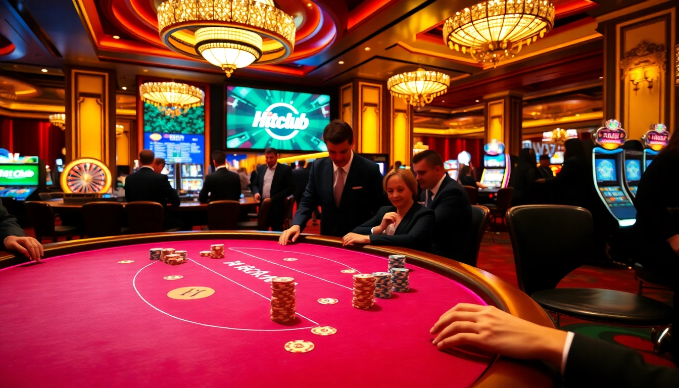 Hitclub offers an exciting casino experience with vibrant gaming tables and thrilling action.