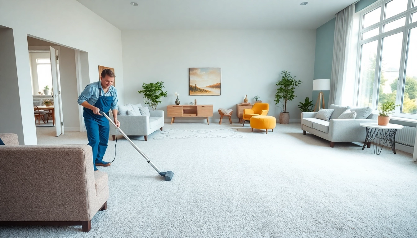 Experience top-notch carpet cleaning services in Glasgow with a skilled technician and spotless carpets.