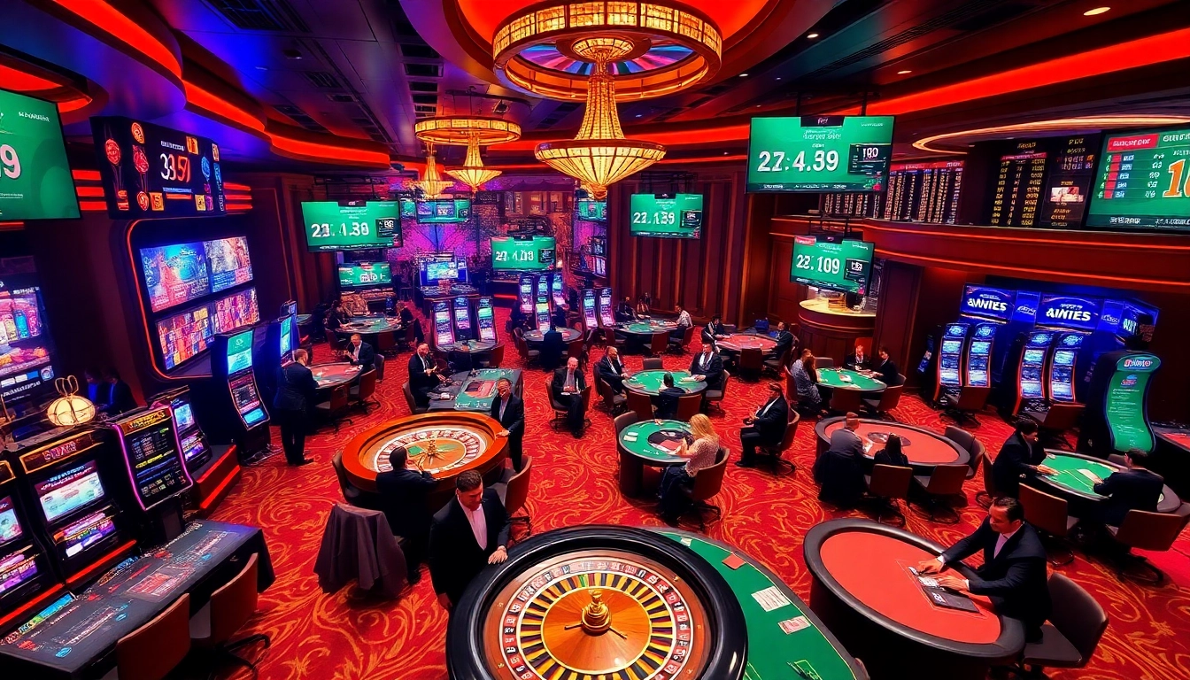 Experience the excitement of gaming at jun88.pizza with vibrant casino visuals and engaging action.