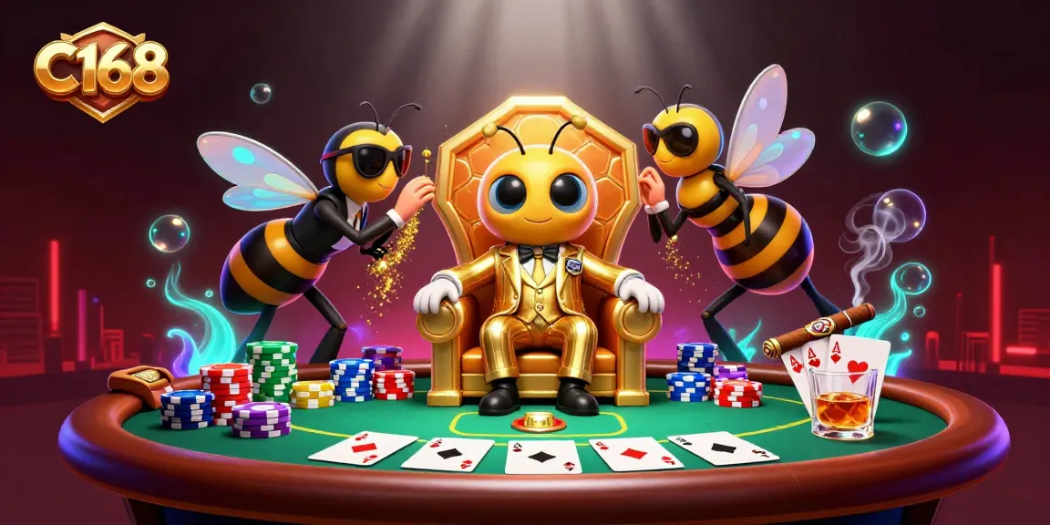 C168 invites players to immerse in thrilling casino action with a mob boss overseeing high-stakes games.