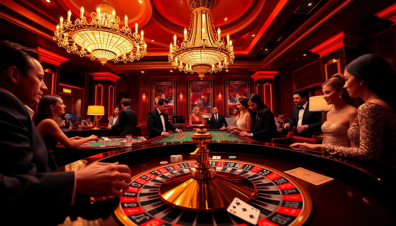 Experience thrilling gameplay at dom88.us.com with luxurious casino tables and vibrant energy.