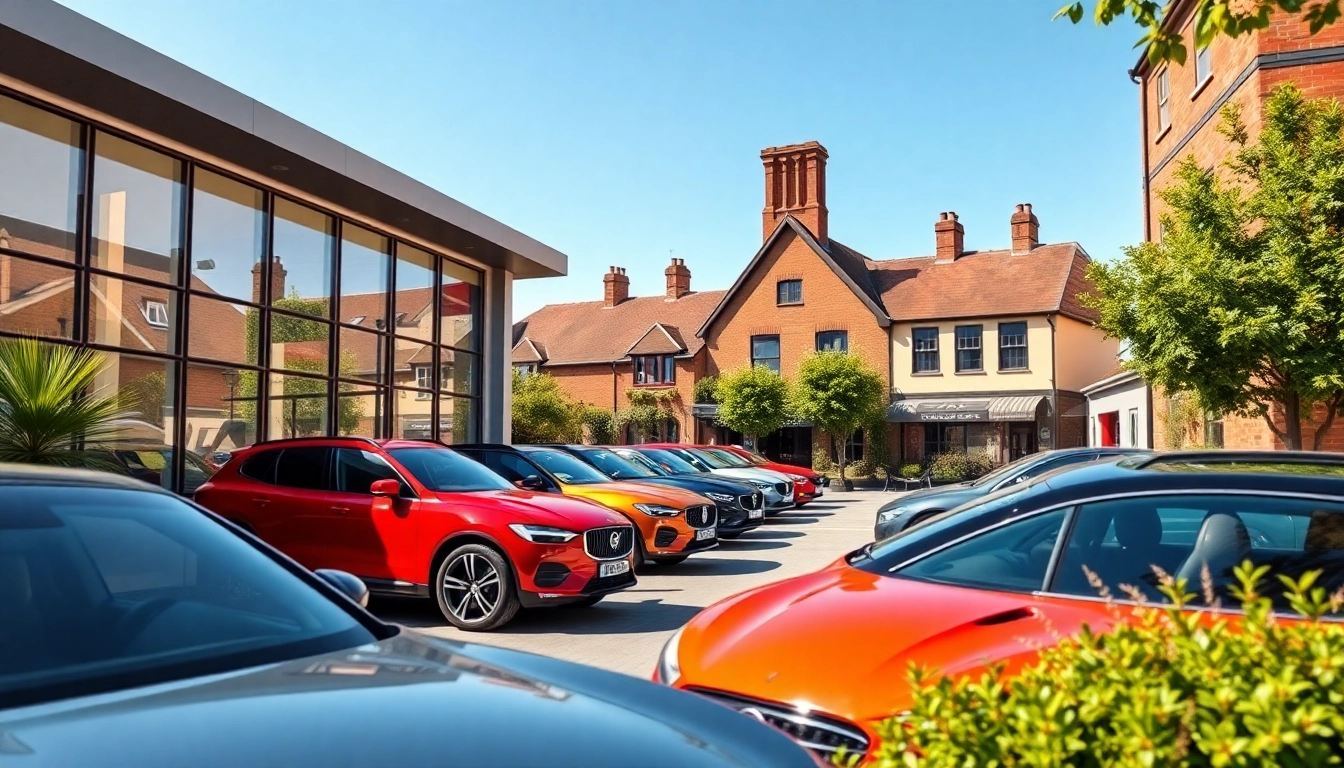 Experience top-notch vehicles at Egham’s premier car dealership with modern design.