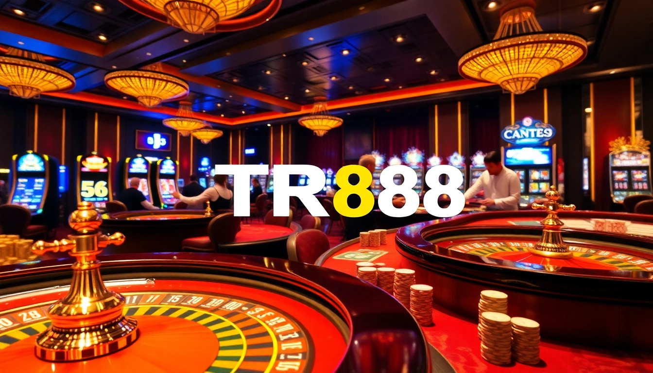 Experience thrill at TR88's luxurious casino games with roulette, poker, and vibrant slot machines.