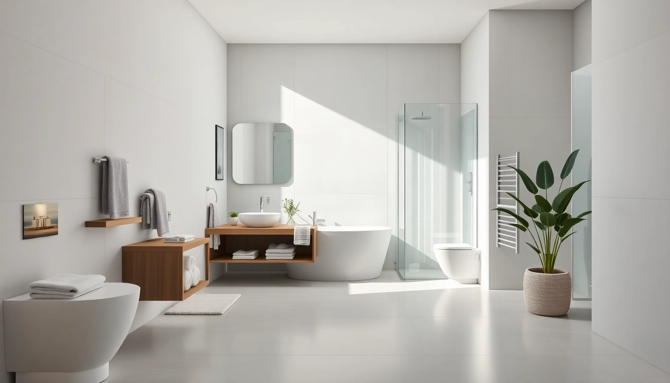 Erleben Sie innovative sonni sanitär Produkte in einem modernen Badezimmerdesign.