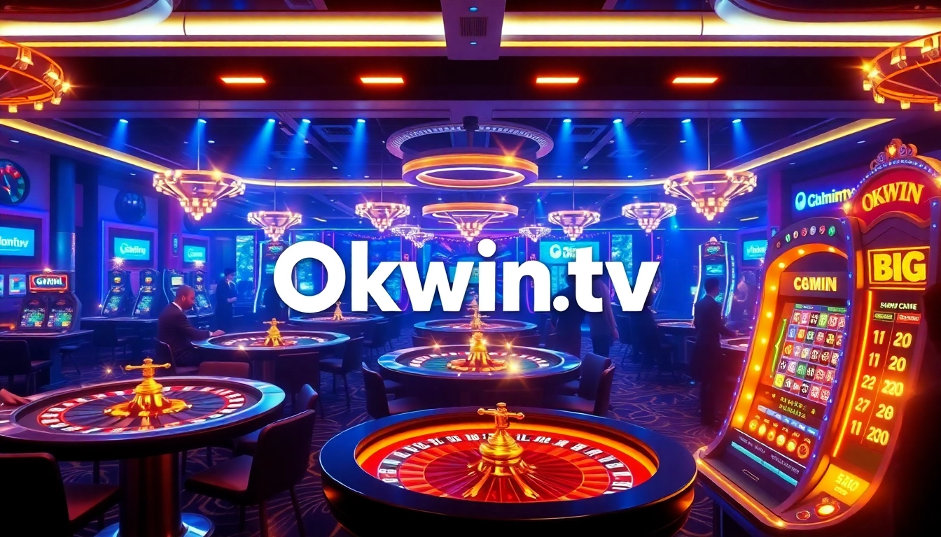 Experience the thrill of gambling with Okwintv's high-definition online casino interface.