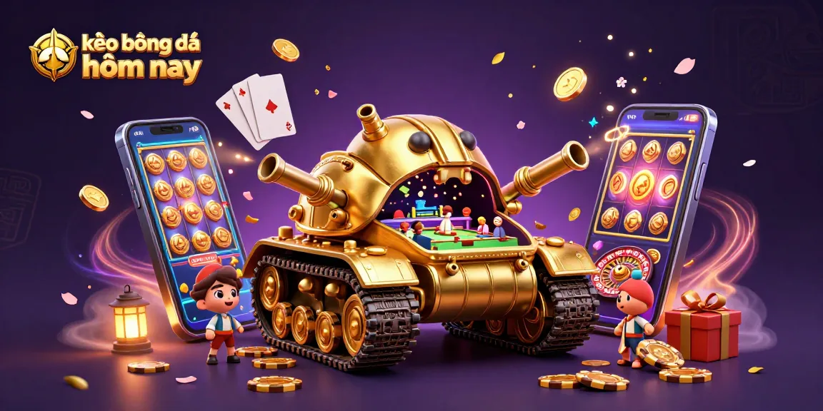 Bettors engage in thrilling action with kèo bóng đá hôm nay displayed dynamically, featuring a miniature casino inside a golden beetle tank.