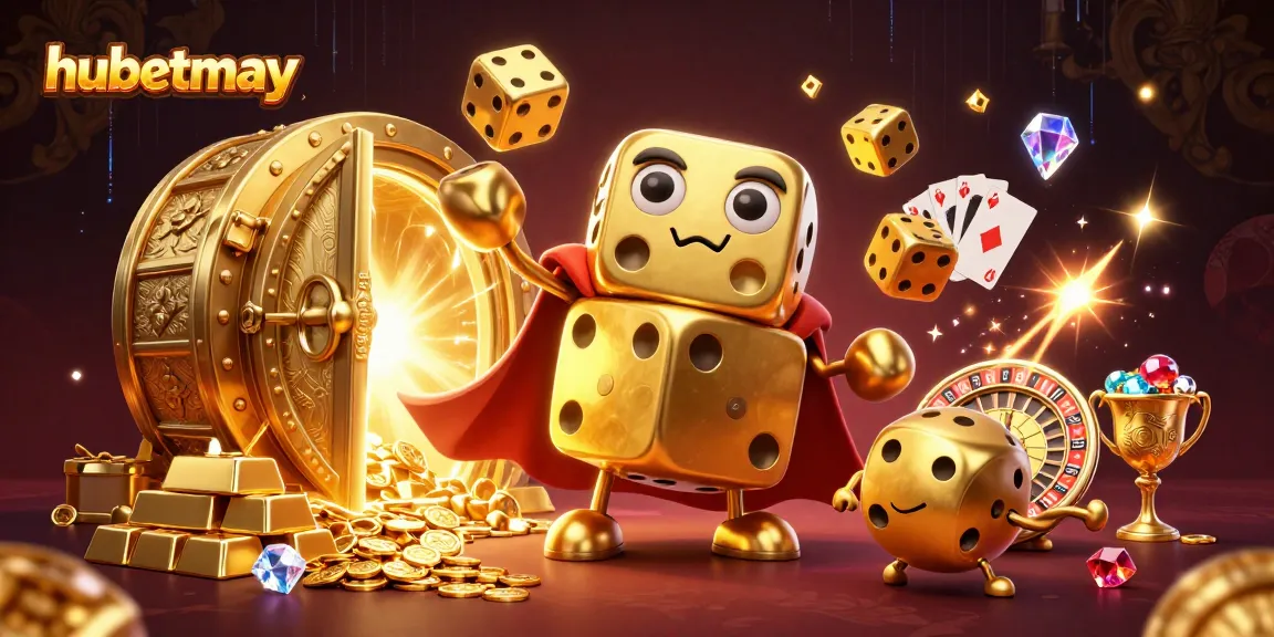 Engage with exciting gaming experiences at hubetmay with magical golden dice and shining treasures.