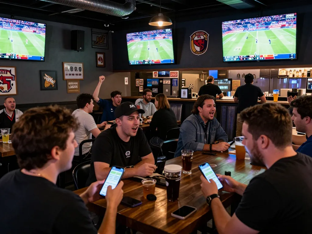Cakhiatv sports fans engaging with betting odds while watching a live match
