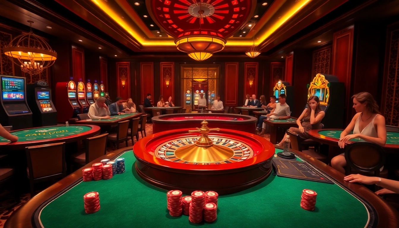Kuwin789 players enjoying a thrilling gaming experience at a vibrant casino table.